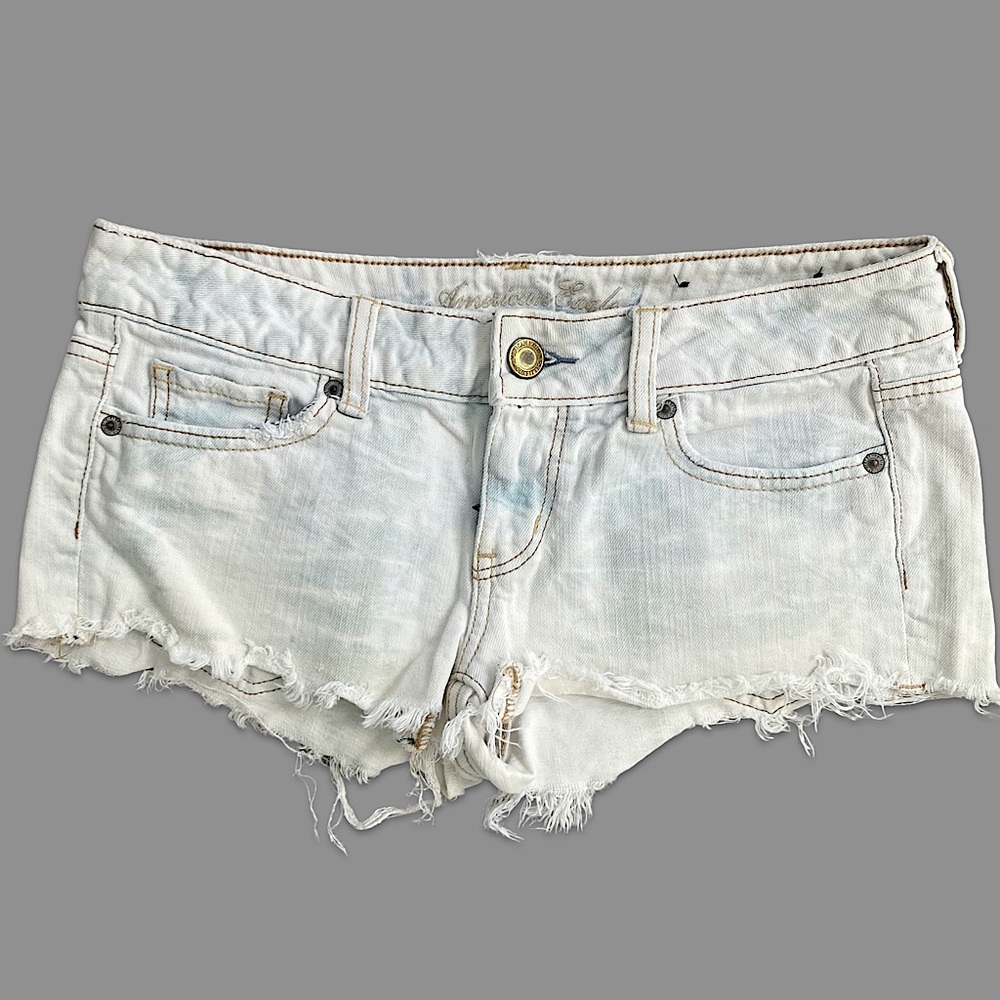 American eagle cotton Jean micro shorts. Short shorts size 4